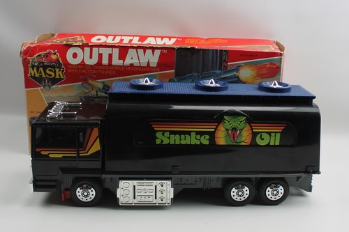Ancien hors-la-loi M.A.S.K. Figurine Venom Oil Tanker complète jouet huile serpent - Photo 4/6