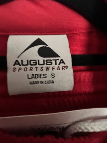 Augusta Sportswear Set Red/White Polyester Zip Front Jacket New W/Tags Women’s S - Picture 5 of 11