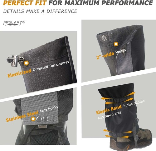 Frelaxy Leg Gaiters Ultra HIGH-Performance Hunting Gaiters Waterproof - Medium - Picture 4 of 10