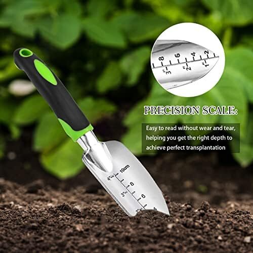 Transplanter Trowel Garden Shovel Hand Trowel Cast-Aluminum Heavy Duty Gardening - Picture 2 of 4