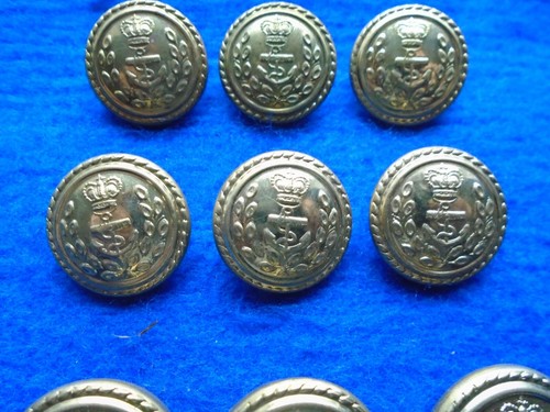 12 X ROYAL NAVY FLAG OFFICERS 23MM JACKET/BLAZER NAVAL BUTTONS - Picture 4 of 4