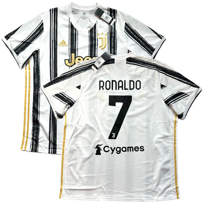 adidas ユベントス 20/21 ホームユニ #7 Ronaldo 2020/21 Juventus Home Jersey #7 Ronaldo 2XL Adidas Cygames
