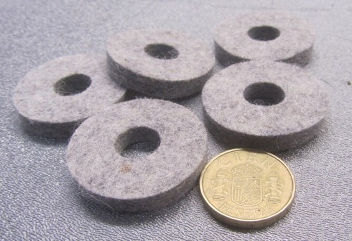 Arandela de fieltro, tornillo de 1/2", OD de 1,50" x ID de 0,500" de grosor, 10 piezas - Imagen 4 de 4