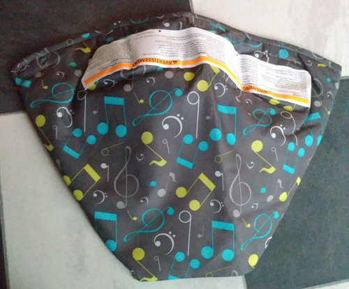 Brand New Evenflo Jam Session Exersaucer Replacement Seat Pad/Cover Music Notes - Picture 6 of 7