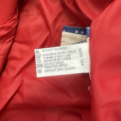 Breeders Cup Jacket Adult Large L Red Horse Snap Front Long Sleeve Vintage - Picture 8 of 13