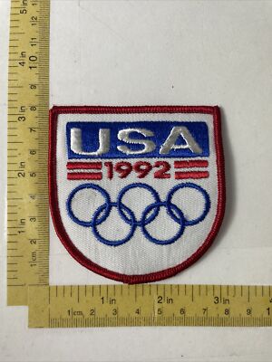 Vintage Patch 1992 USA Olympics Free US Shipping