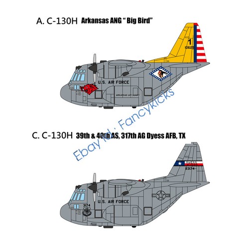FREEDOM 162051 Compact Series:USAF C-130H Hercules Plastic Model - Picture 5 of 11