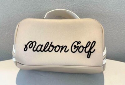 New Malbon Golf Cart Bag Handbag Pouch 2 Colors White or