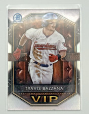 Travis Bazzana 2025 Bowman Chrome  Refractor VIP #VIP-8 Cleveland Guardians