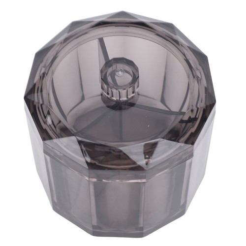 Qtip Holder Dispenser For Floss Picks Transparent Black Acrylic 3 Compartmen CHW - Picture 14 of 24