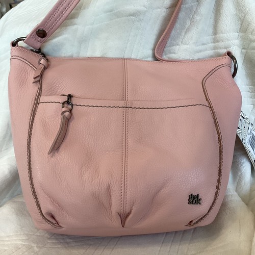 The Sak Leather NEW Iris Petal Pink Hobo Shoulder Bag 104622 $149 - Afbeelding 1 van 10