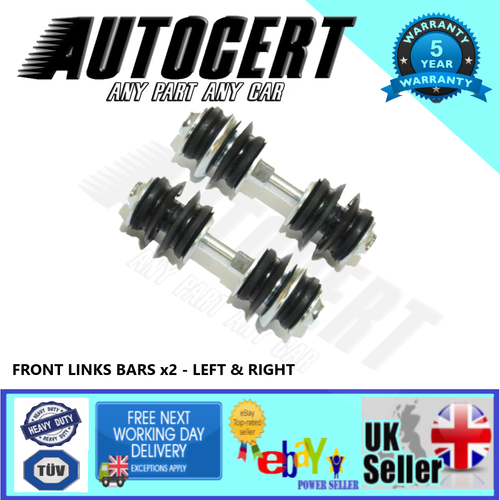 TOYOTA AYGO 2005-2015 FRONT ANTI ROLL BAR STABILISER DROP LINKS X 2 ...