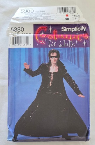 Simplicity 5380 - Women's Costume - SIZES 6 to 12 - UNCUT Sewing Pattern