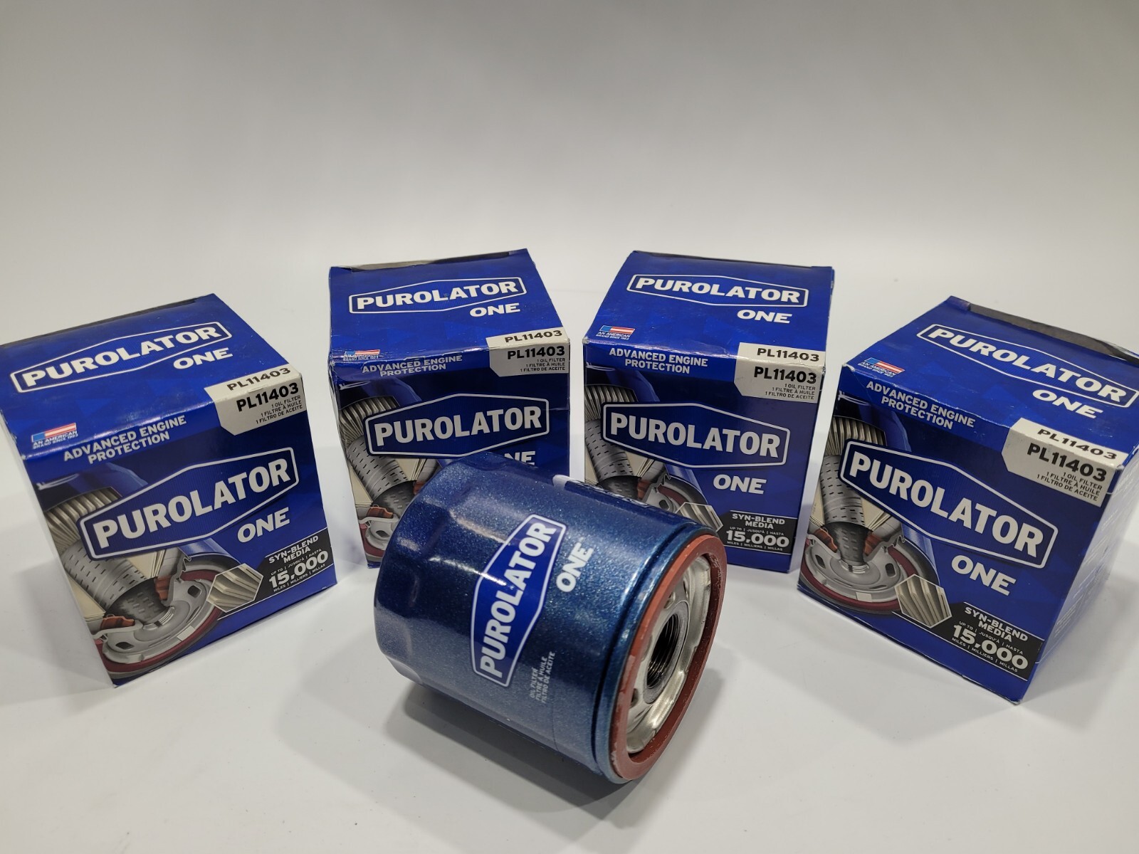 Purolator PL11403 PurolatorONE Advanced Engine Protection  Oil Filter, Set of 4!