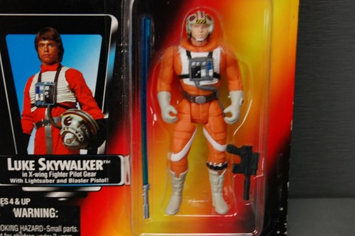 1995 Kenner Star Wars Luke Skywalker in X-Wing Gear w/ Lightsaber No. 69581 - Picture 2 of 5