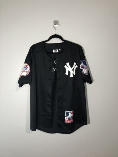 supreme newyork yankees baseball jersey | labiela.com