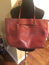 Christian Lacroix Pink Faux Leather Tote