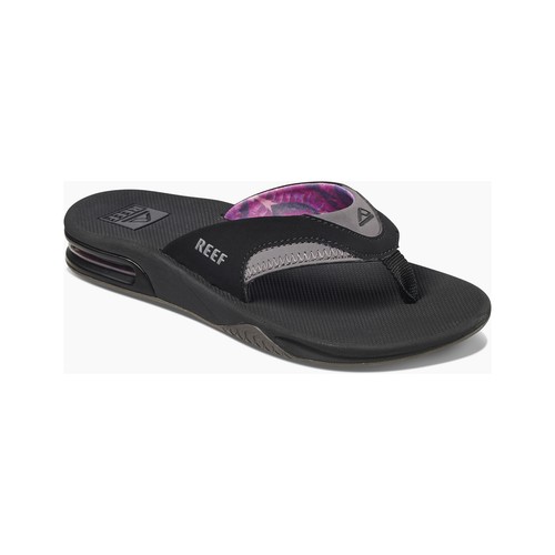 Chanclas Reef Fanning en negro/gris - Imagen 2 de 5