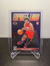 AMEN THOMPSON 2023-24 Donruss Optic 🏀 EXPRESS LANE Purple Prizm Rookie #225 