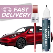 Touch up Paint Kit for Tesla Model Y/3/X/S Ultra Red DIY Repair Kit Chips Nick