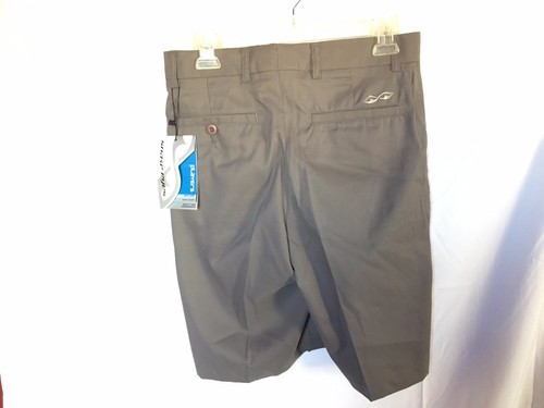 Snake Eyes Mens Players Flat front Ultimate Golf Shorts Gray Sz 30 NWT GolfSmith - Picture 2 of 2
