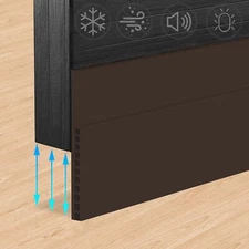 3 Inch W x 39 Inch L Door Draft Stopper Under Door Seal for Huge Gap