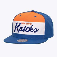 MENS MITCHELL  NESS NBA RETRO SPORT SNAPBACK KNICKS - BLUE