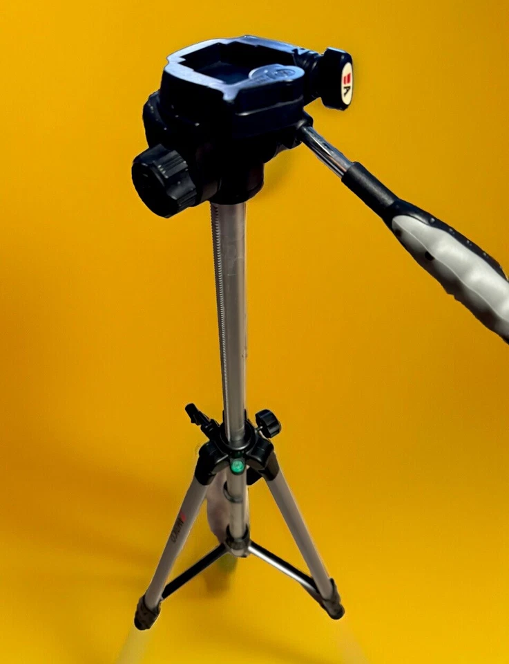 60" Full Size, Lightweight, Ambico Brand, Universal Camera/Video Tripod - Image 2 of 3