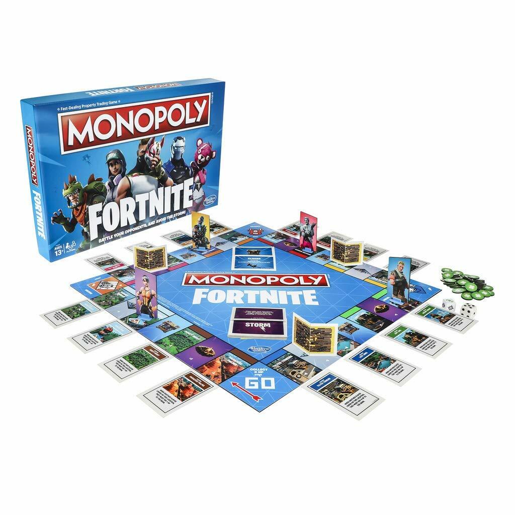monopoly fortnite edition board game inspired by video ages 13 and up for sale online ebay - fortnite bingo board