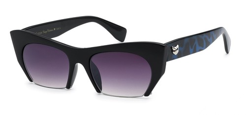 Cat Eye Sonnenbrille Damen Vintage Retro Animal Print - Bild 7 von 8