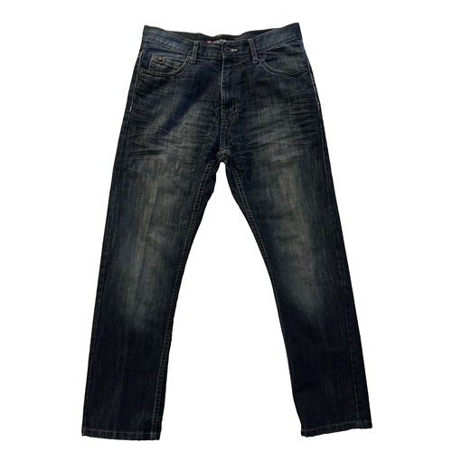 Vintage Southpole Jeans Men's Size 34W X 31L Straight Regular Fit Dk Blue Denim - Picture 2 of 21