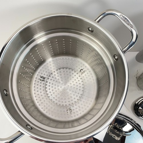 Cuisinart 9 Quart Stockpot Steamer Strainer with Lid 7669-24 - Picture 7 of 8