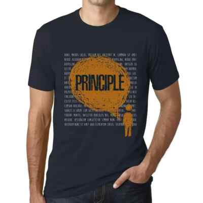 Herren Grafik T-Shirt Prinzip des Nachdenkens   Thoughts Principle