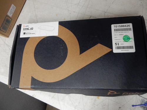 Poly Sync 40 Microsoft Teams Smart Speakerphone Bluetooth 216875-01 *NEW* #R813 - Picture 2 of 2