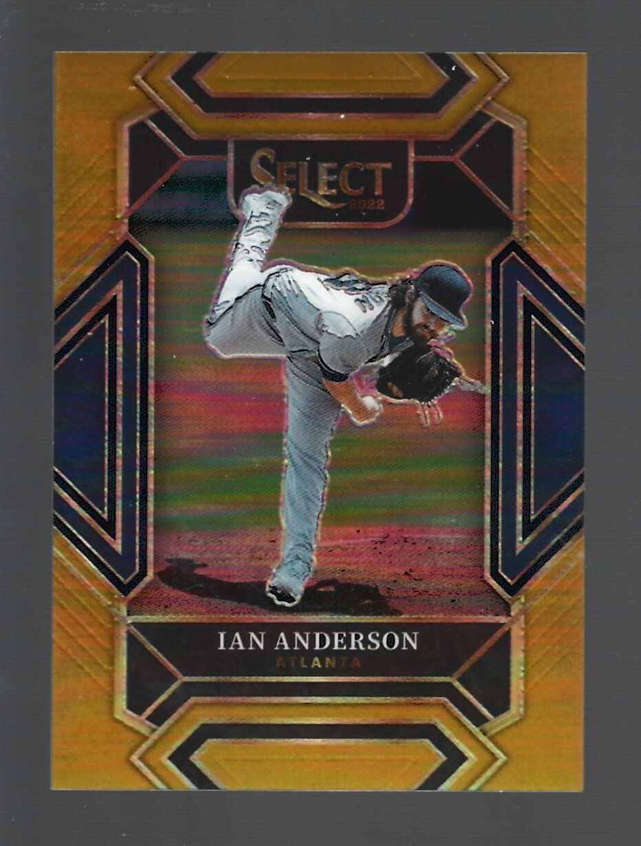 2022 Panini Select - Diamond Level #298 Ian Anderson Gold Prizm /10