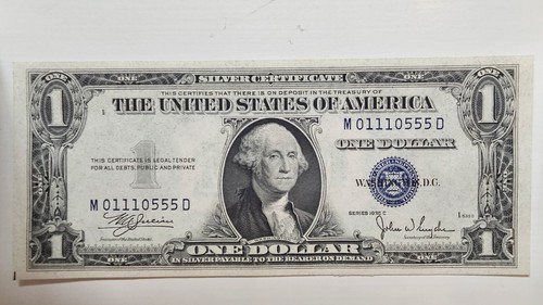 Fr. 1931 L $1 1935 Federal Reserves Note, AU, RARE ,01110222-01110999 - Picture 5 of 9