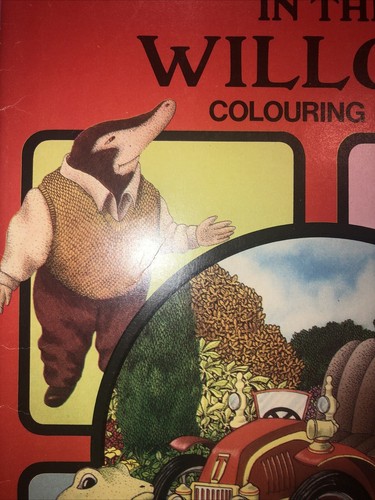 Wind In The Willows Colouring Book Vintage Paperback 1985 - Picture 2 of 6