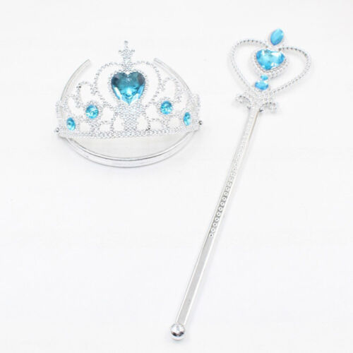 Kinder Mädchen Eiskönigin Prinzessin Elsa Kleid Cosplay Party Karneval Kostüme - Bild 18 von 25
