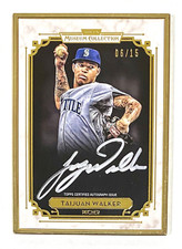 2014 Topps Museum #MCA-TW TAIJUAN WALKER RC Gold Framed Silver Ink Auto #/15