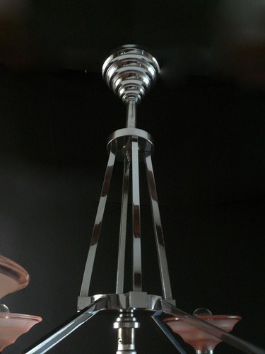 PETITOT antike Deckenlampe Art Deco Frankreich um 1930 _ Art-Nr. DL085 - Bild 7 von 10