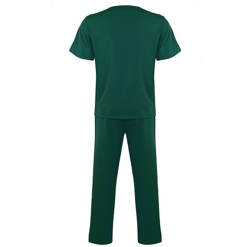 Unisex Men Women Scrubs Lab Suit Uniform Hospital Doctor Nurse Surgeon Workwear - Picture 32 of 98