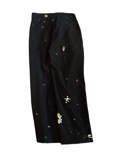 Absodeitly Custom Y16 Calvin Klein Black Suit Pants - Picture 2 of 3