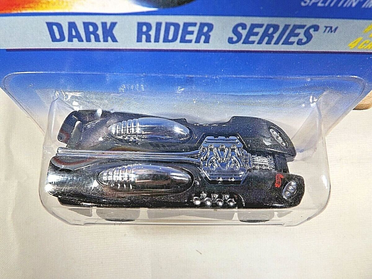 1995 Vintage Hot Wheels #297 Dark Rider Series 1/4 SPLITTIN
