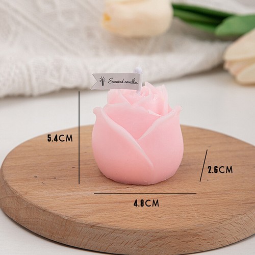Rose Candle Valentine's Day Gift Creative Rose Scented Candle Handmade Candle - Picture 11 of 18