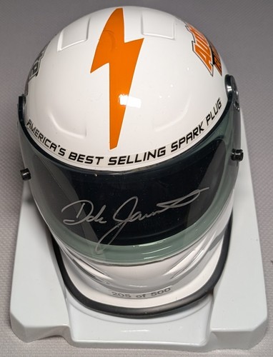 DALE JARRETT SIGNED BELL RACING MINI COLLECTOR'S HELMET - Picture 2 of 7