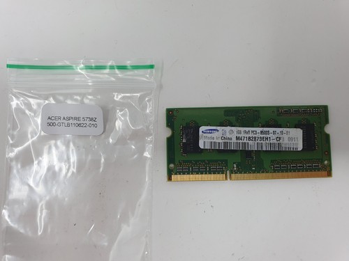 Acer Aspire 5738Z RAM Memory 1GB PC3-8500S DDR3 Samsung M471B2873EH1-CF8 Genuine - Picture 8 of 8
