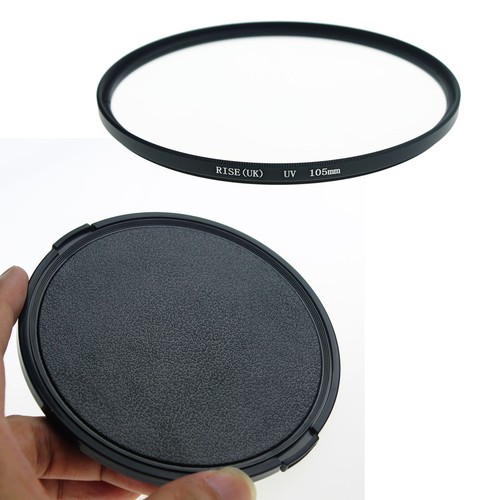 Snap-on/Clip-on style 105MM Front LENS CAP+105mm UV filter 105mm Lens Protector - Picture 1 of 12