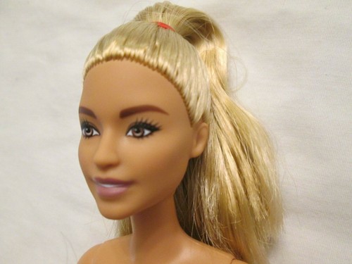 Barbie Tokyo Olympics 2020 Karate Hybrid Nude Doll Made to Move Body Blonde Hair - Picture 6 of 11