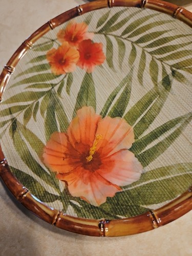 Set of 6 - Tropical Melamine 9" Dinner Plates - Bed Bath & Beyond - Picture 9 of 13