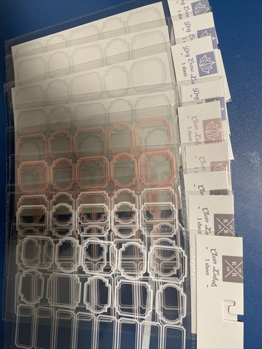 Lot Of 10 HORIZON Group USA Dry Erase Labels/Stickers 18 Per Sheet NEW SEALED - 第 2/2 張圖片
